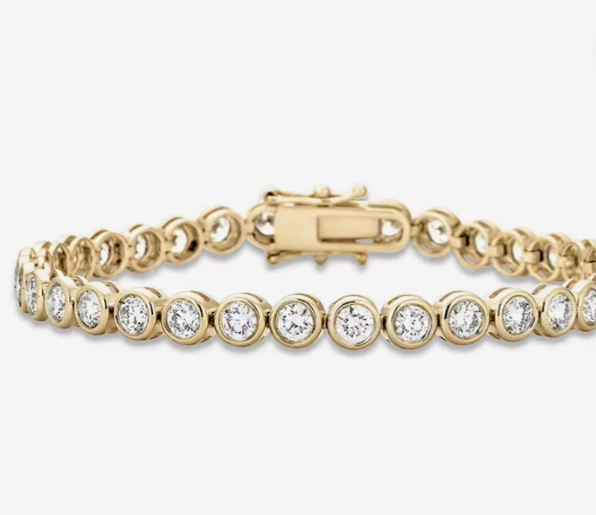 Bubble diamond bracelet
